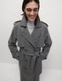 Marks & Spencer "Belted Double Breasted Longline Trench Style Coat"